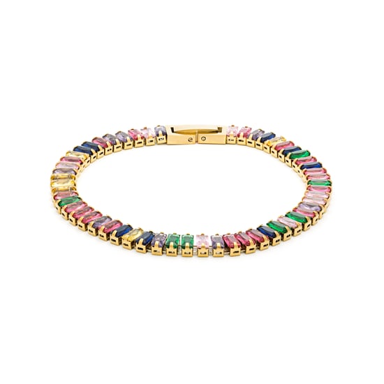 Luxenter Multicolour Zirconia bracelet finished in 18k yellow gold - Gorys - Image 1