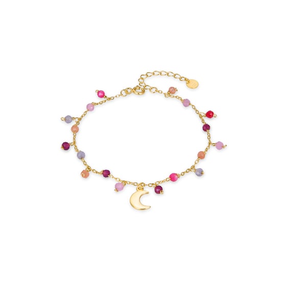 Armband i Luxenter Sterling Silver 925 med flerfärgad kristall i 18K gult guld - Tryx - Image 1