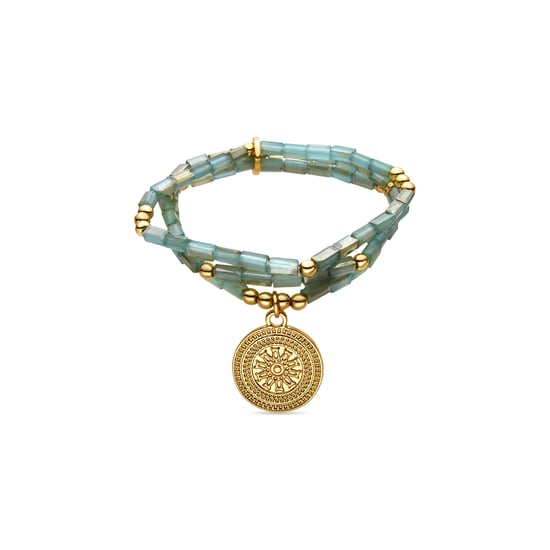 Luxenter Bracelet with Blue Crystal 18k gold finish - Thyu - Image 1