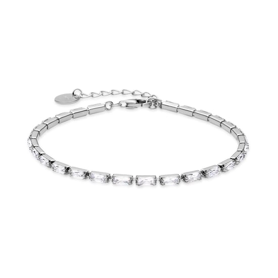 Luxenter 925 Sterling Silver Armband med Rhodiumpläterad Briljant Zirkonia - Alku - Image 1