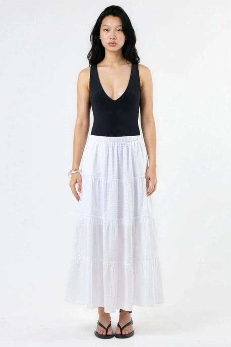 Geweven Maxi Rok - Image 6