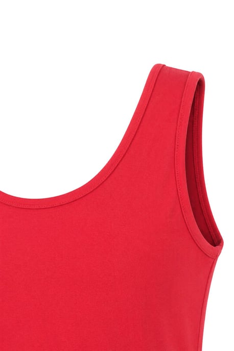 Casual U Neck Cotton Blend Tank Top - Image 2