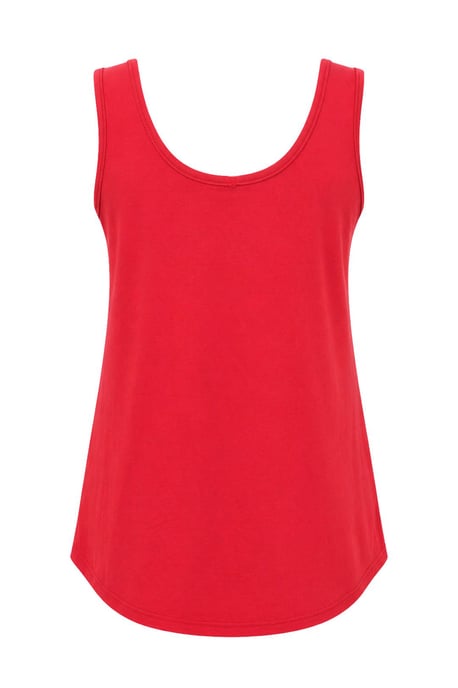 Casual U Neck Cotton Blend Tank Top - Image 3