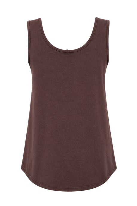 Casual U-Hals Katoenmengsel Tanktop - Image 3