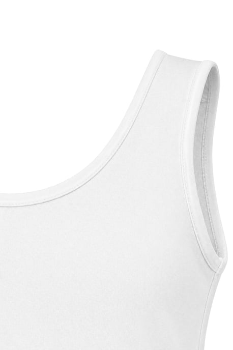 Casual U-Hals Katoenmix Tanktop - Image 2