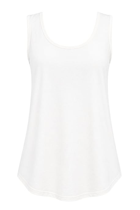 Casual U-Hals Katoenmix Tanktop - Image 3