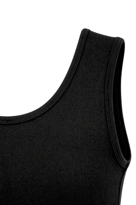 Casual U-Hals Katoenmix Tanktop - Image 2