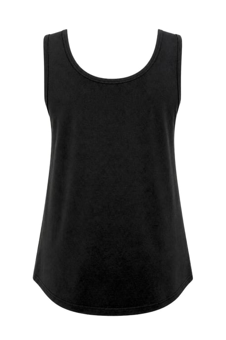 Casual U-Hals Katoenmix Tanktop - Image 3