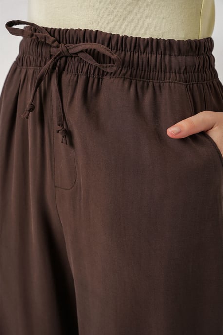 High Waist Wide Leg Trousers with Pocket - Image 5
