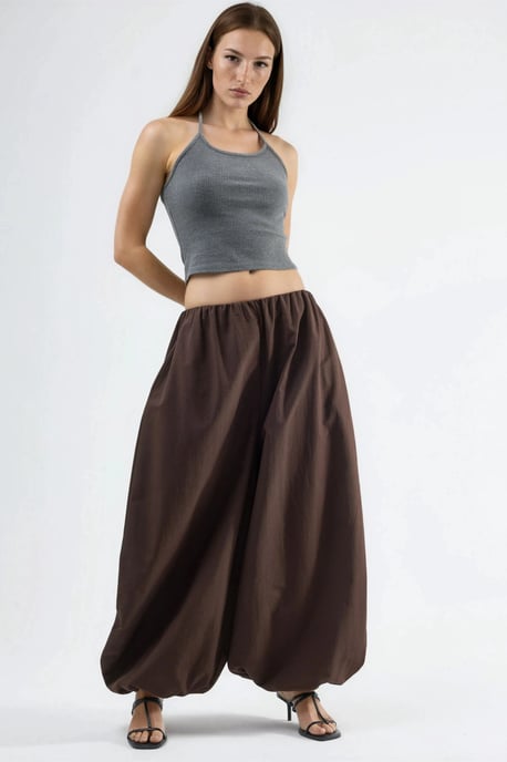 Elastische Taille Ballon Broek - Image 3