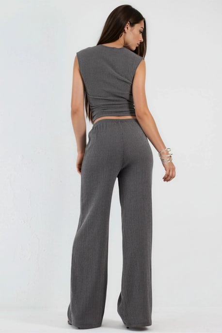 Brede Pantalons met Touwtjes in de Taille - Image 3