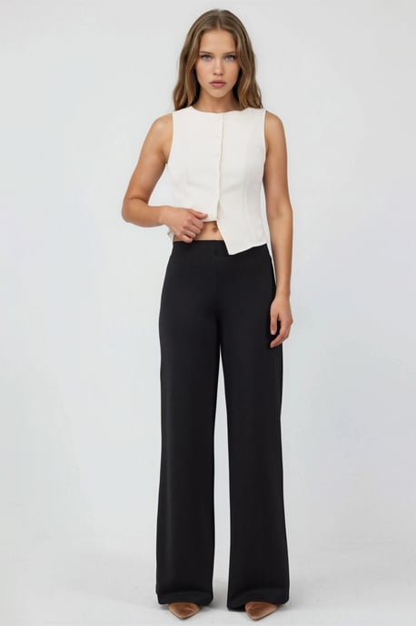 Hoge Taille Wijde Pantalon - Image 1