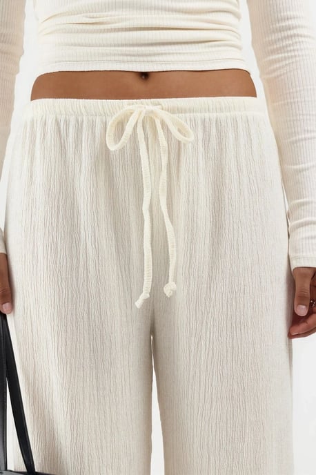 Wijduitlopende Broek met Touwtjes in de Taille - Image 5