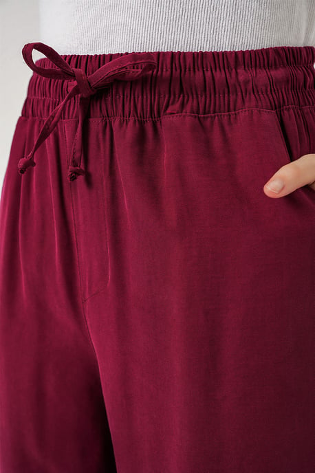 High Waist Wide Leg Trousers with Pocket - Image 5