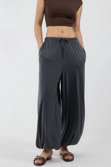 Dames Lange Elastische Taille Joggingbroek - Image 2