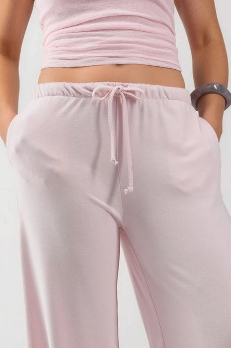 Wide Leg Drawstring Waist Sweatpants - Image 6