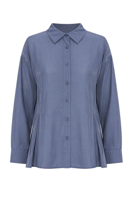 Getailleerde Textuur Knopshirt - Image 1