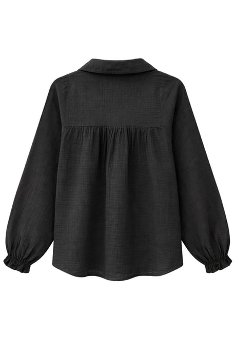 Textured Cotton Button-Up Shirt - Image 3