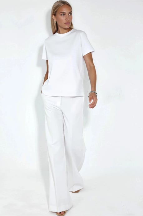 Effen Ronde Hals T-Shirt - Image 5