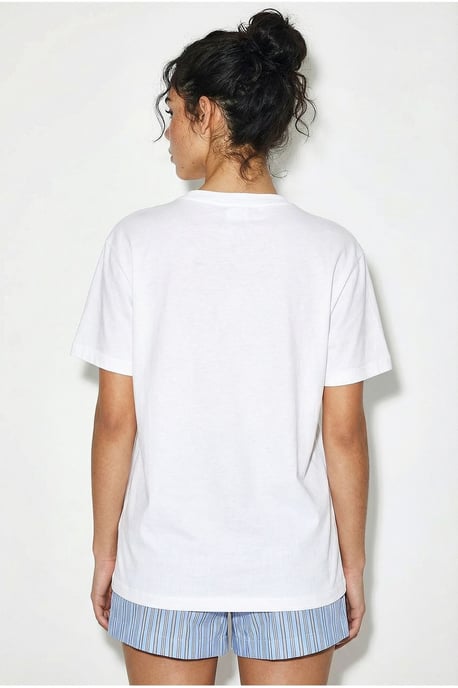 Geborduurd T-shirt met ronde hals - Image 4