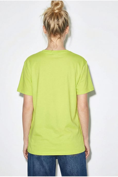 Tryckt T-shirt med rund hals - Image 5