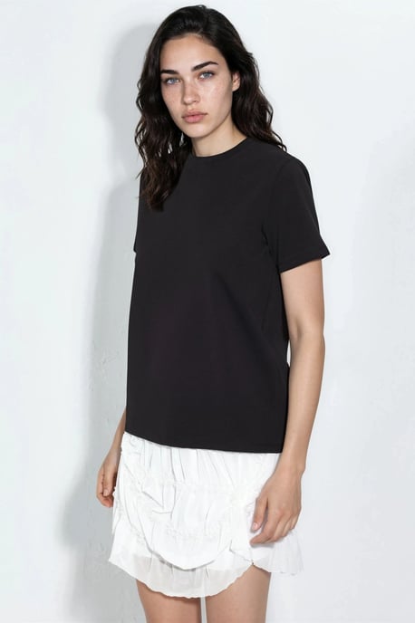 Effen Ronde Hals T-Shirt - Image 2