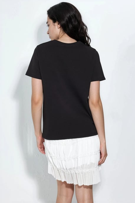 Effen Ronde Hals T-Shirt - Image 3