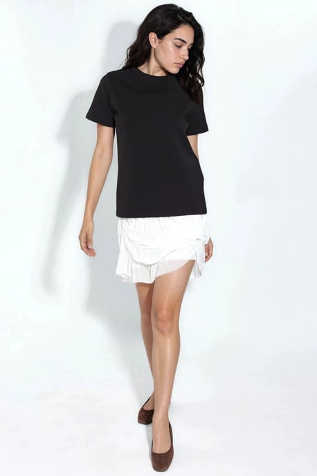 Effen Ronde Hals T-Shirt - Image 4
