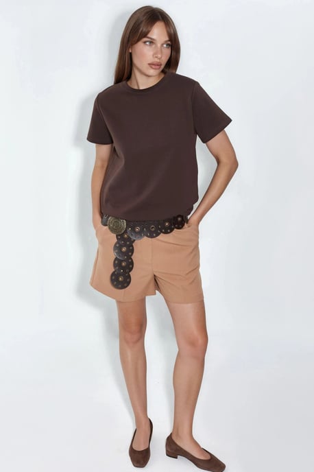Effen Ronde Hals T-Shirt - Image 4