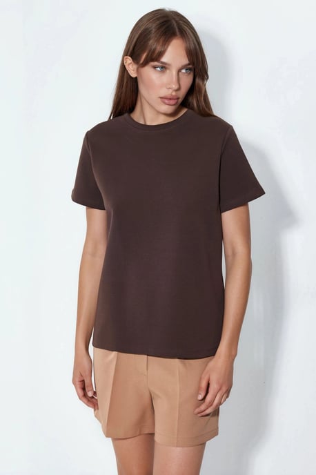 Effen Ronde Hals T-Shirt - Image 6