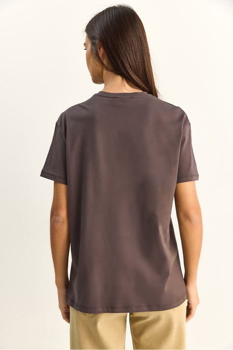 Pailletten Bedrukt T-shirt met Ronde Hals - Image 6