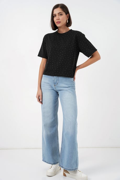 Steen Gemeleerde Crew Neck T-Shirt - Image 2