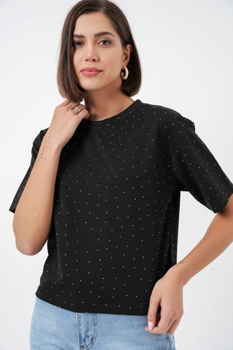 Steen Gemeleerde Crew Neck T-Shirt - Image 5