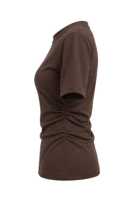 Basis Crew Neck Split T-Shirt - Image 2