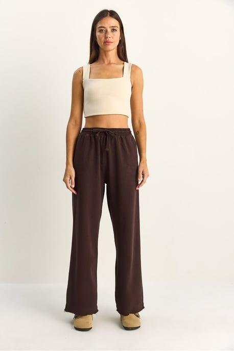 Elastic Waist Straight Leg Pants - Image 2