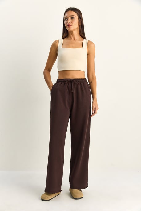 Elastic Waist Straight Leg Pants - Image 3