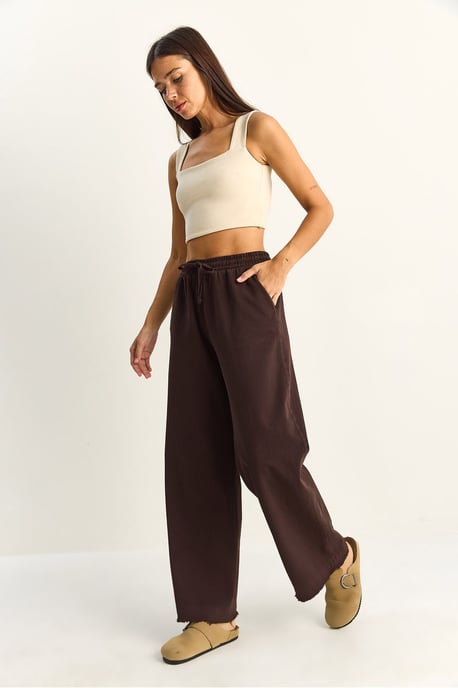 Elastic Waist Straight Leg Pants - Image 4