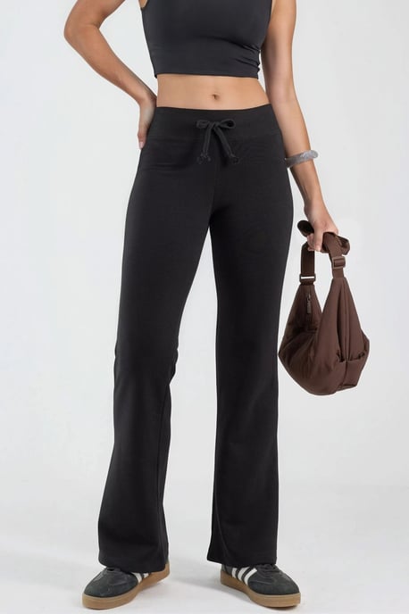 Elastische Taille Flared Leg Broek - Image 3