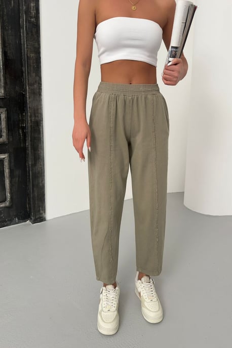 Elastische Taille Rechte Broek - Image 4