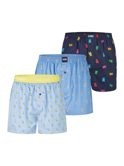 Happy Shorts Mannen Bokser Motiv Mix - Image 1