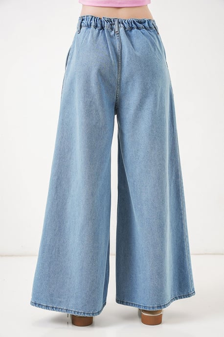 Hög midja vida jeans - Image 6