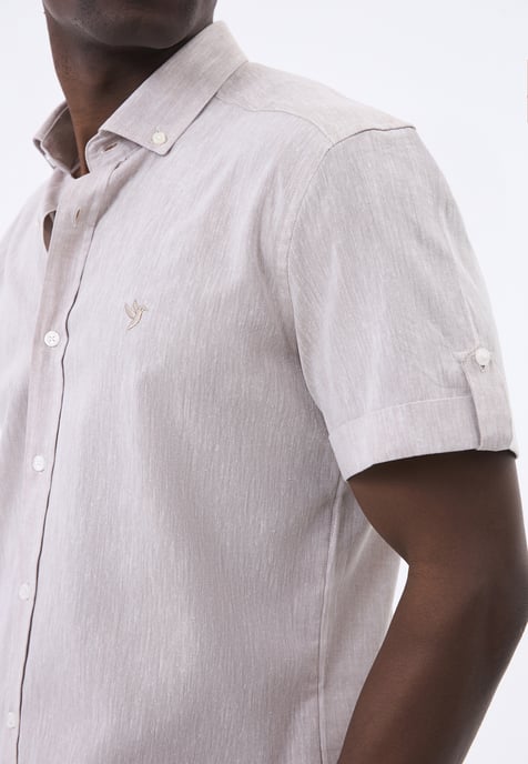 Shirt Linen Blend Shirt - Image 3