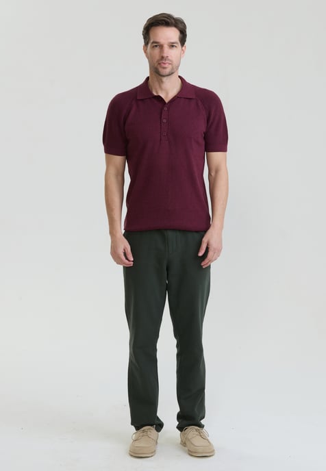 Polo Shirt Short Sleeve Knit Polo Shirt Short Sleeve - Image 2