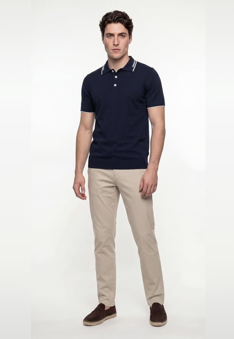 Polo Shirt Short Sleeve Knit Polo Shirt Short Sleeve - Image 2