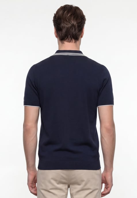Polo Shirt Short Sleeve Knit Polo Shirt Short Sleeve - Image 3