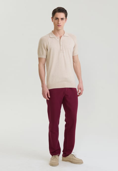 Polo Shirt Short Sleeve Knit Polo Shirt Short Sleeve - Image 2