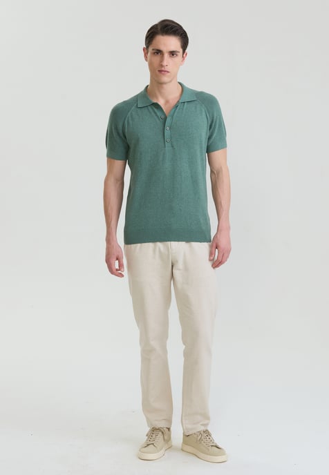 Polo Shirt Short Sleeve Knit Polo Shirt Short Sleeve - Image 2