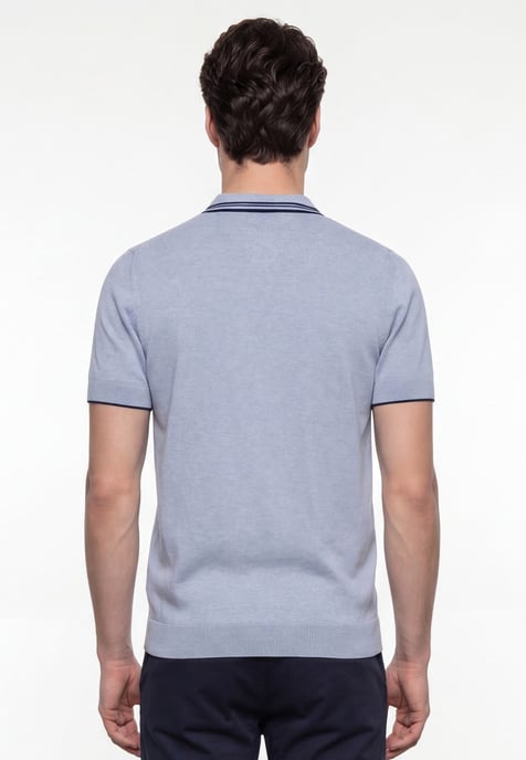Polo Shirt Short Sleeve Knit Polo Shirt Short Sleeve - Image 3