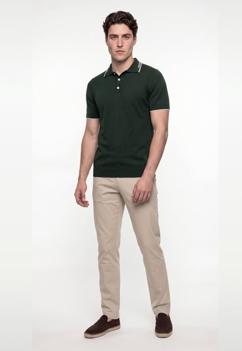 Polo Shirt Short Sleeve Knit Polo Shirt Short Sleeve - Image 2