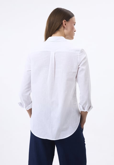 Shirt Linen Blended Shirt - Image 4
